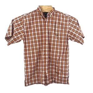 Polo Ralph Lauren Shirt Boys XL 18-20 Multicolor Plaid Short Sleeve Pony Logo